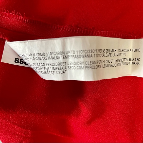 Zara red dress sz L - Picture 5 of 5
